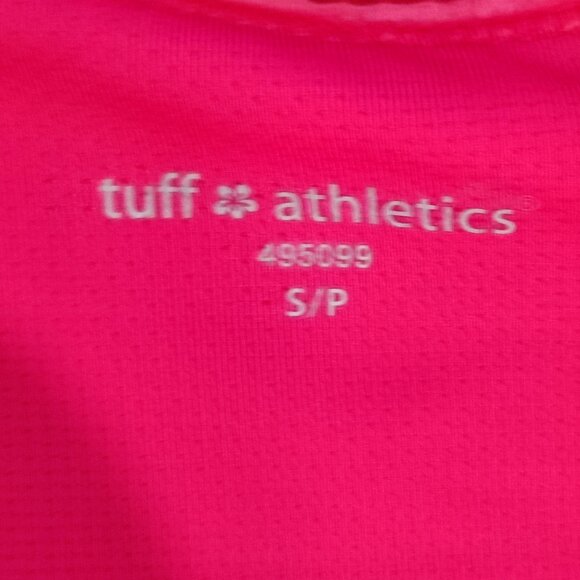 Tuff Athletics tank top with pocket pink women's size S - Picture 5 of 6